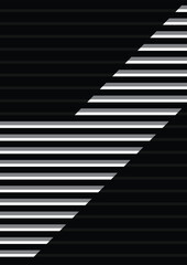 Abstract black background with diagonal lines