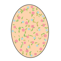 illustration of an easter egg