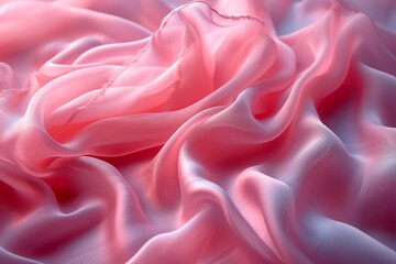 Fototapeta premium Pink Fashion Wave: A Monthly Event Celebrating Female Creativity Generative AI