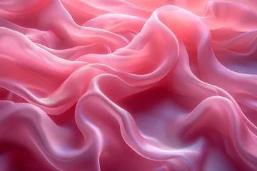 Fotobehang Pink Waves of Love: A Celebration of Women's History Month Generative AI © Sheela