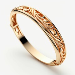 Intricately Designed Gold Wedding Ring