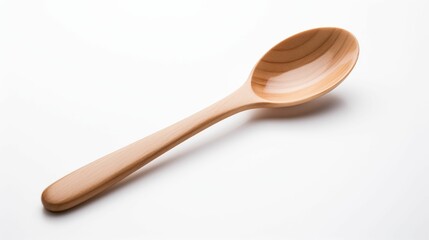Wooden Spoon on White Table
