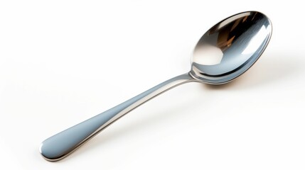Close-up of Spoon on White Surface