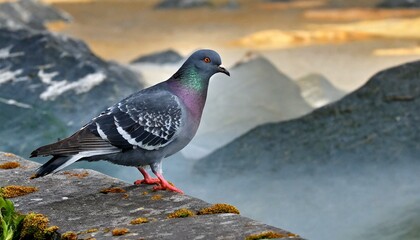 Obraz premium Gray city pigeon