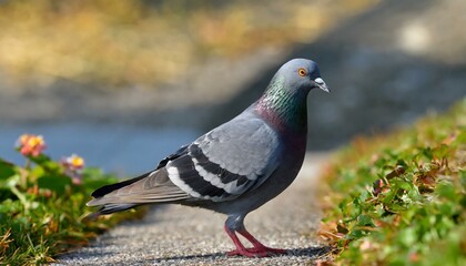 Obraz premium Gray city pigeon