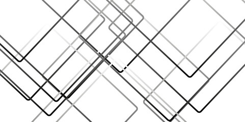 Abstract grey lines on white background with luxury shapes architecture plan. Modern pattern elegant gray line template background.