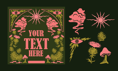 template event pychedelic hippie