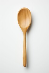 Wooden Spoon on White Table