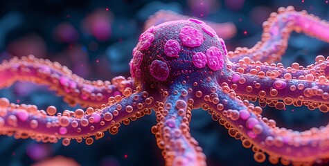 Pink Octopus with Purple Polka Dots: A Celebration of Pride Month Generative AI