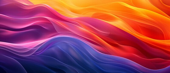 Obraz premium abstract background with colorful waves