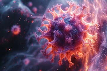 Pink Flower in Focus: A Stunning Image for Your Monthly Wall Calendar Generative AI