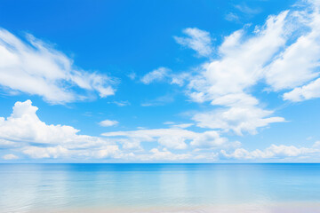 Naklejka na ściany i meble sky with sea on background