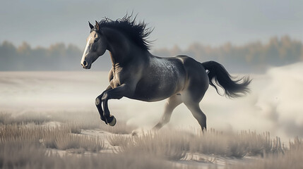 Fototapeta premium Wild Horse Majestic Graceful Animal