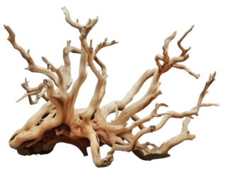 dried branch isolated on transparent background