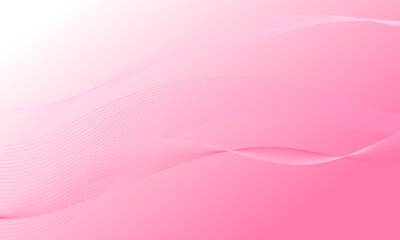 pink soft lines wave curves with gradient abstract background