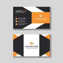 Professional corporate creative modern business card design template for your company