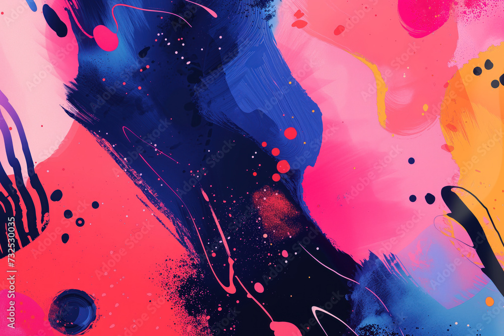 Poster abstract colorful background image. creativity and innovation. created with generative ai technology
