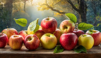 Different types of apples