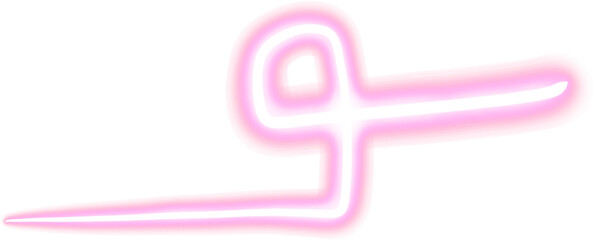 lighting lines curve and twirl. Neon design