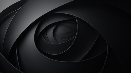 A minimalist HD wallpaper featuring super black wave and solid effects, evoking a futuristic, gaming, and high-tech ambiance