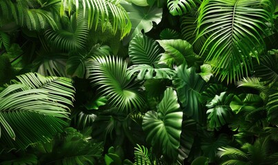Fototapeta na wymiar HD Rainforest Canopy