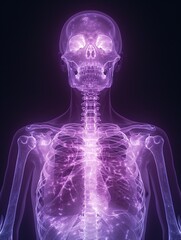 Purple Bones: A Glimpse into the Human Skeleton Generative AI