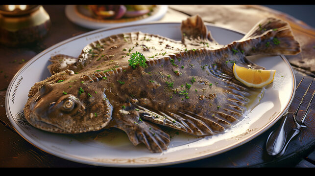 Rodaballo a la Gallega - Galician-Style Turbot Snapshot Image