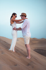 Eternal Romance: Love Amidst Desert Sands
