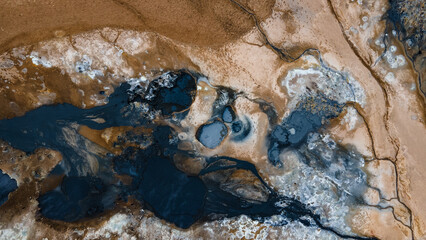 Lava fields in the north of Iceland.