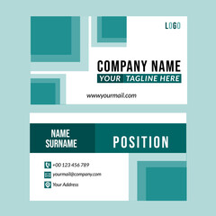 Obraz premium Abstract Business Cards Template Design 