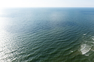 Baltic sea seascape. Aerial view
