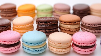Fototapeta premium macaroons on a table