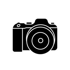Camera Icon. Photoshoot DSLR camera vector . photography icon design.