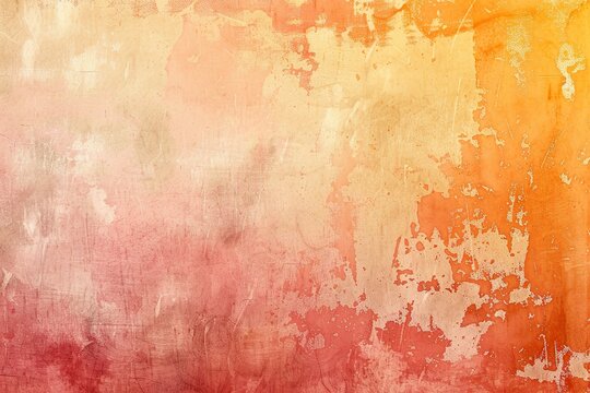 Abstract old peach color grunge background