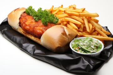 street menu fast food on the table professional advertising food photography