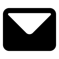 Mail icon for message and communication