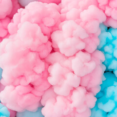 the texture of cotton candy