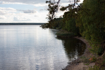 lake in the morning
