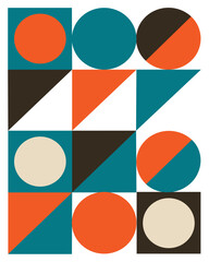 Beautiful Bauhaus design for background, wallpaper and wall art