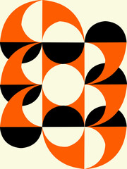 Beautiful Bauhaus design for background, wallpaper and wall art