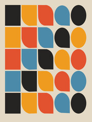 Beautiful Bauhaus design for background, wallpaper and wall art