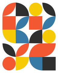 Beautiful Bauhaus design for background, wallpaper and wall art