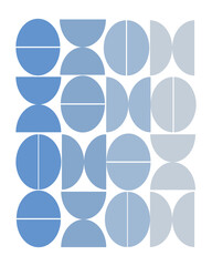 Beautiful Bauhaus design for background, wallpaper and wall art