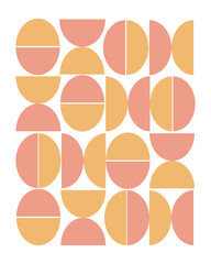 Beautiful Bauhaus design for background, wallpaper and wall art