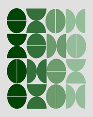 Beautiful Bauhaus design for background, wallpaper and wall art