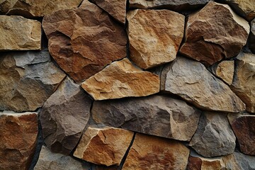 Background of stone wall texture or rock wall pattern for design with copy space for text or image