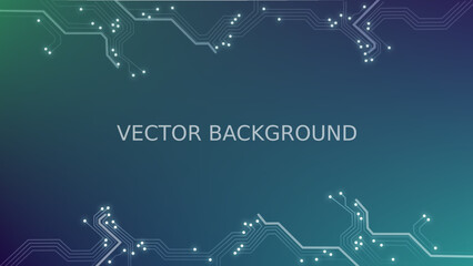 Technology Horizontal Vector Background SVG