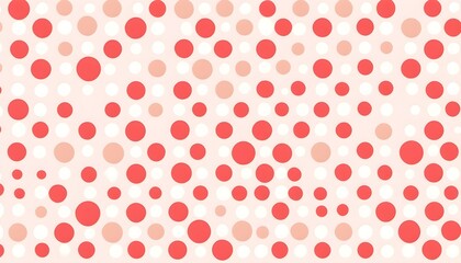 red polka dots pattern