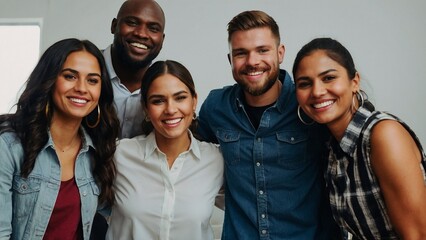 Diversity Group Of People, Happy People Together, Corporate Party, Having Time Together