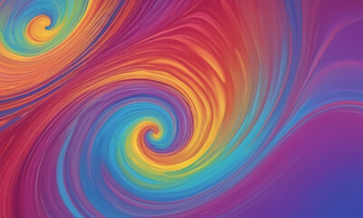 abstract colorful spiral background with blur effect. 3d render illustration